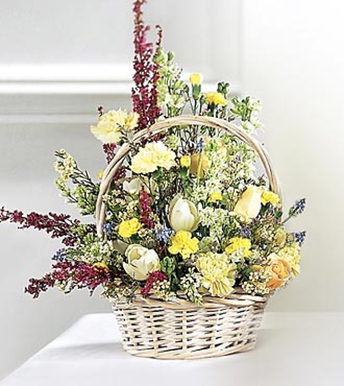 Deepest Sympathy Basket Arrangement