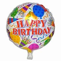 Standing Birthday Balloon (53\" Tall)