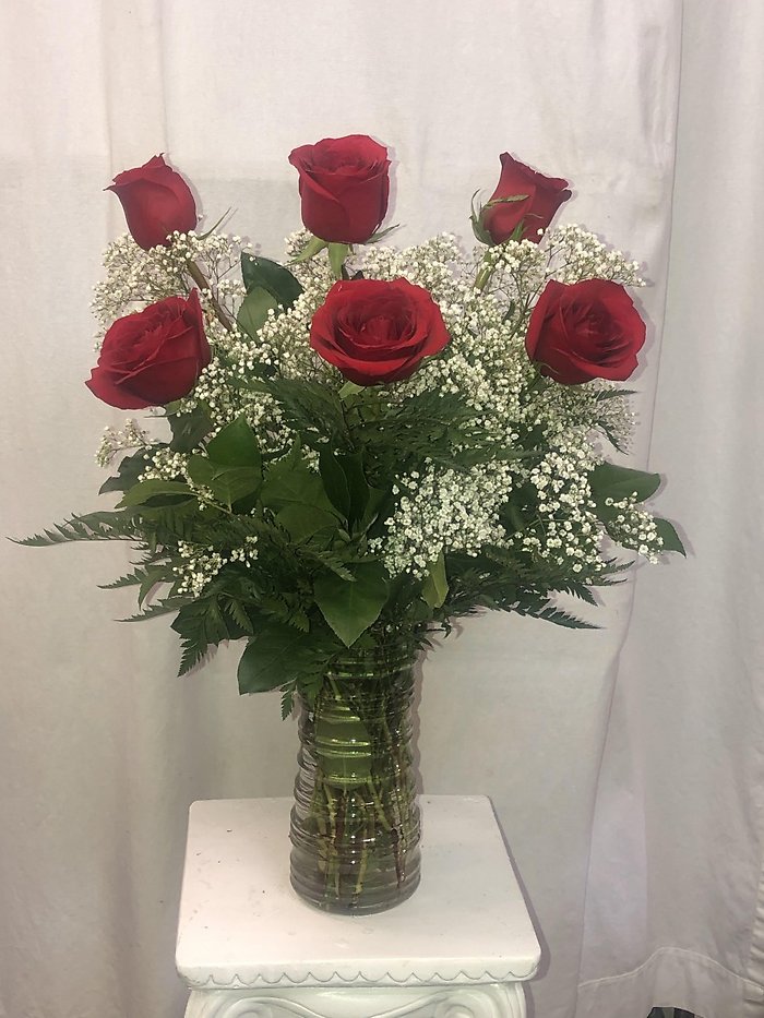 Half Dozen Roses Union Nj Florist