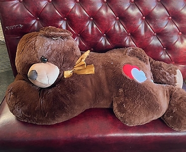 3ft Pillow Bear (Brown)