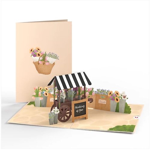 LovePop Thinking of You Flower Cart