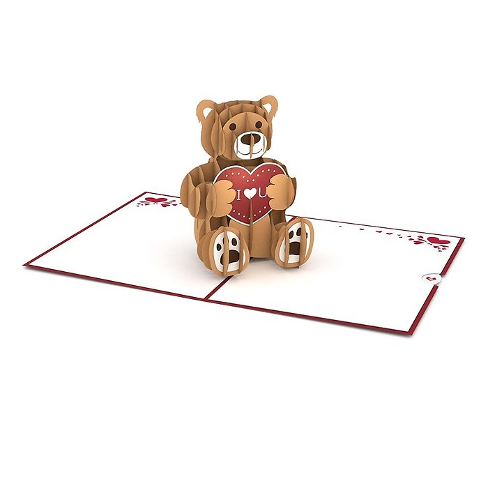 LovePop Love Bear 3D card