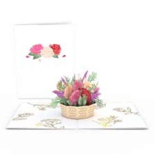 LovePop Pink Rose Basket