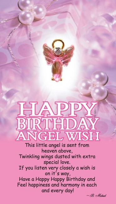 Thoughtful Little Angels Happy Birthday Wishes