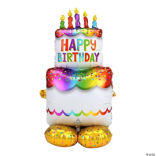 Standing Birthday Balloon (53\" Tall)