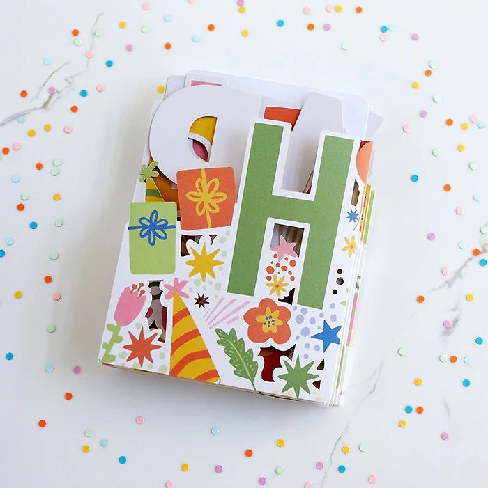 LovePop Happy Birthday LOOOOOONG CARD