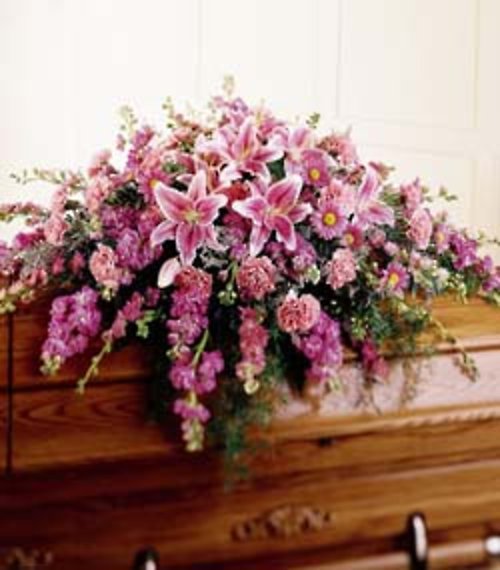 Peaceful Passage Casket Spray