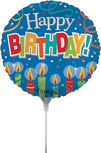 Standing Birthday Balloon (53\" Tall)