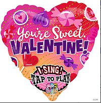Valentine\'s Day Water Color Floral Balloon