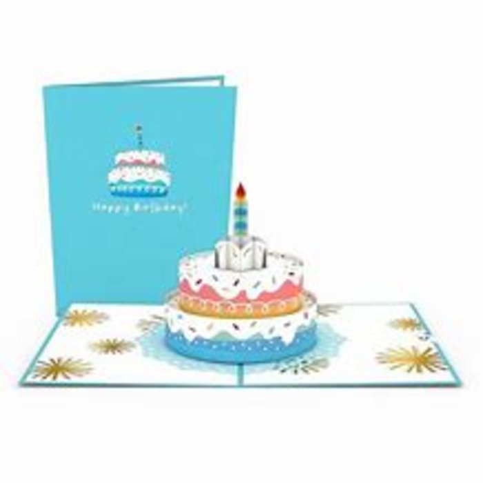 LovePop Happy Birthday Cake 3D card