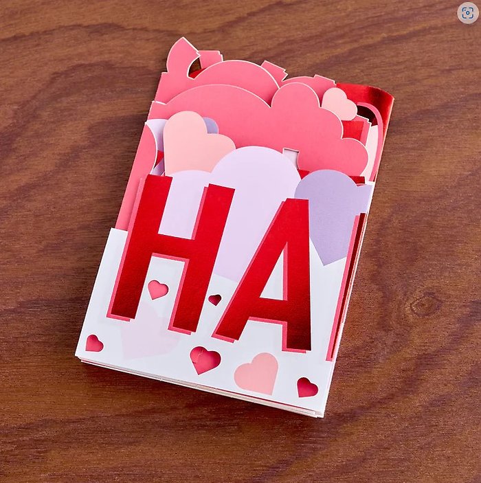 LovePop Happy Valentine\'s Day LOOOOOONG CARD