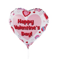 Valentine\'s Day Water Color Floral Balloon