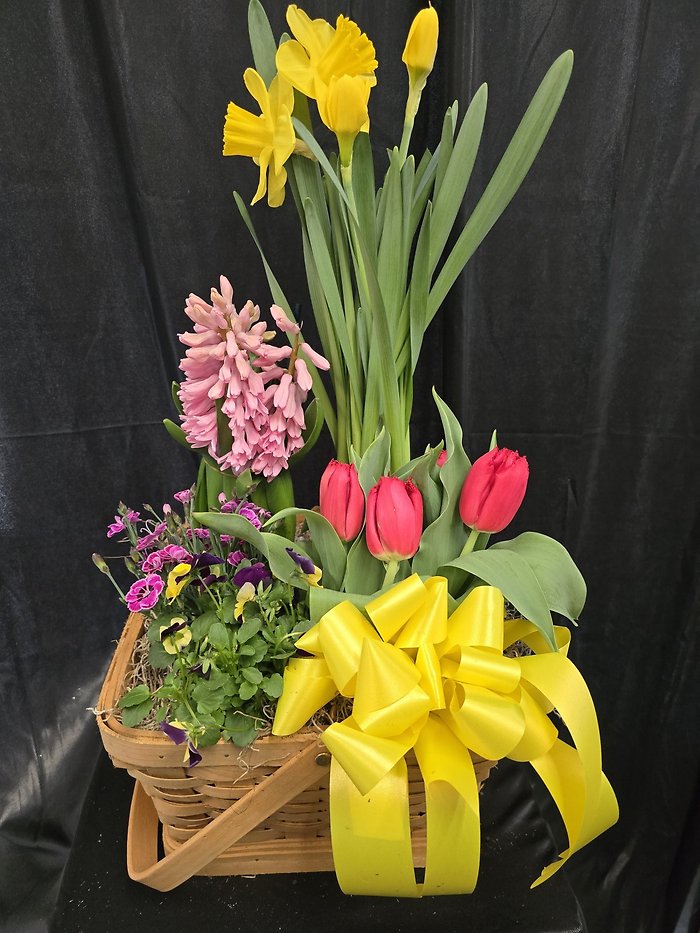 Spring Bulb Garden Basket