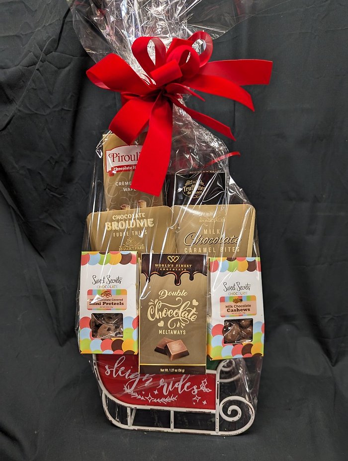 Chocolate Sleigh Gift Basket