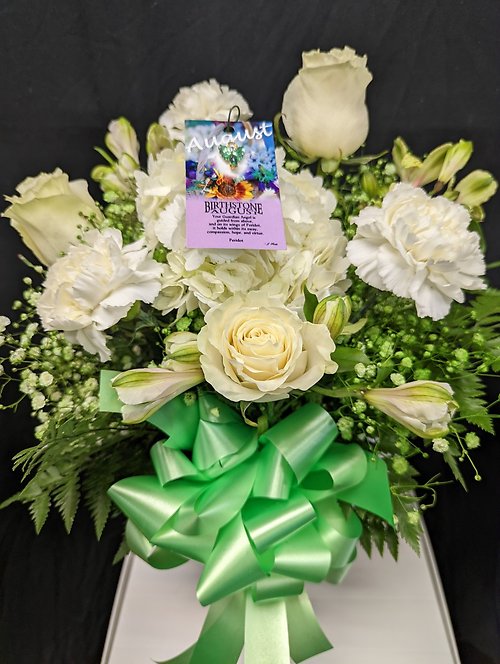 Angel August Birthstone Bouquet