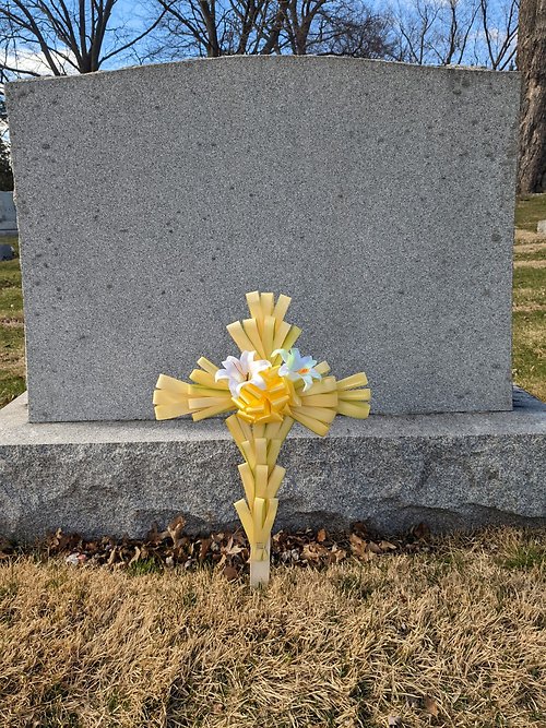 Palm Cross (Call for placement)