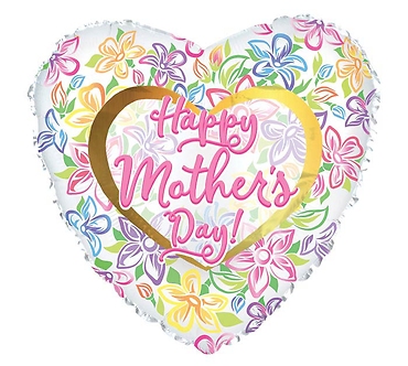 Happy Mother\'s Day! Mylar Balloon (Styles May Vary)