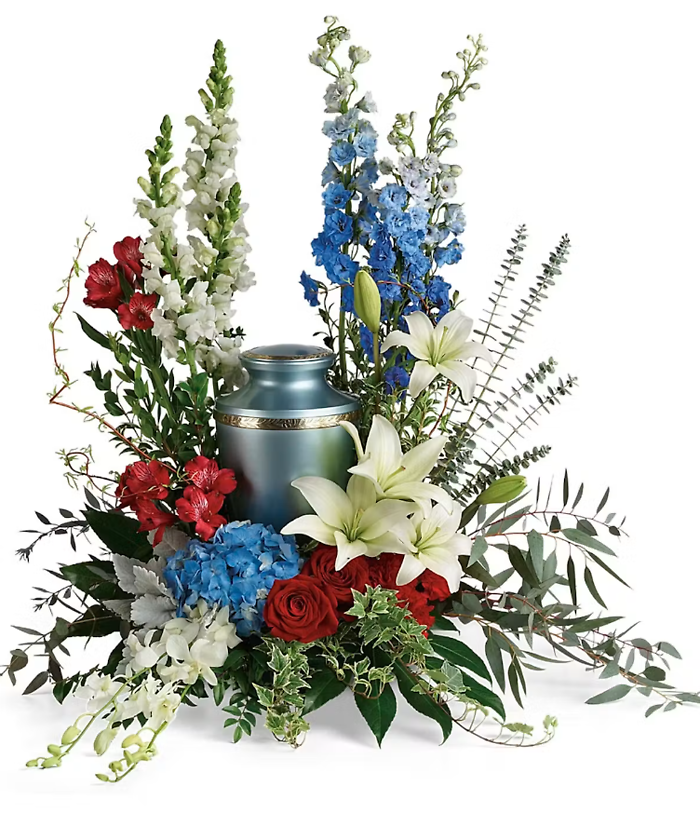 Patriotic Urn Tribute