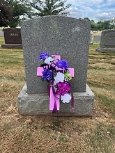 Cemetery Tribute Cross