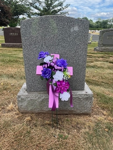 Cemetery Tribute Cross