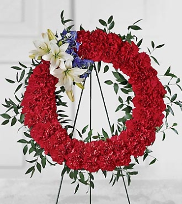 To Honor One\'s Country Wreath