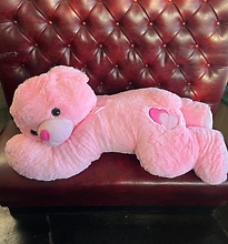 3ft Pillow Bear (Pink)