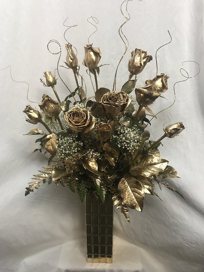 24 Kt Gold Roses