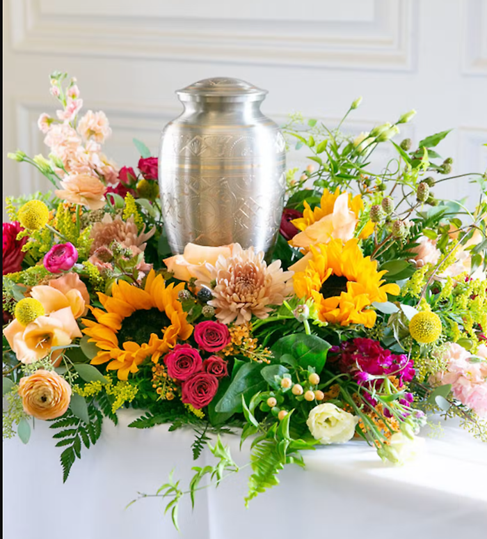 Sunflower Urn Tribute