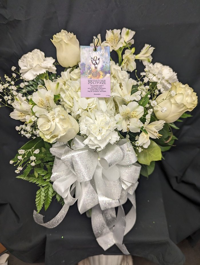 Angel June Birthsone Bouquet