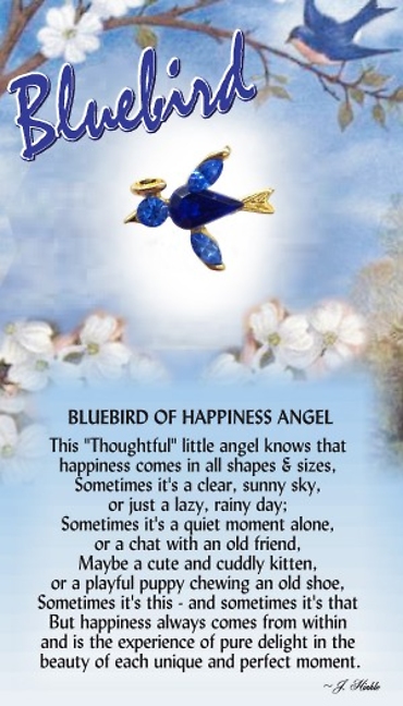 Bluebird of Happiness Angel